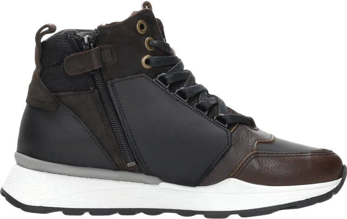 SUB55 Veterschoenen Hoog Veterschoenen Hoog - Donkerbruin - Maat 31