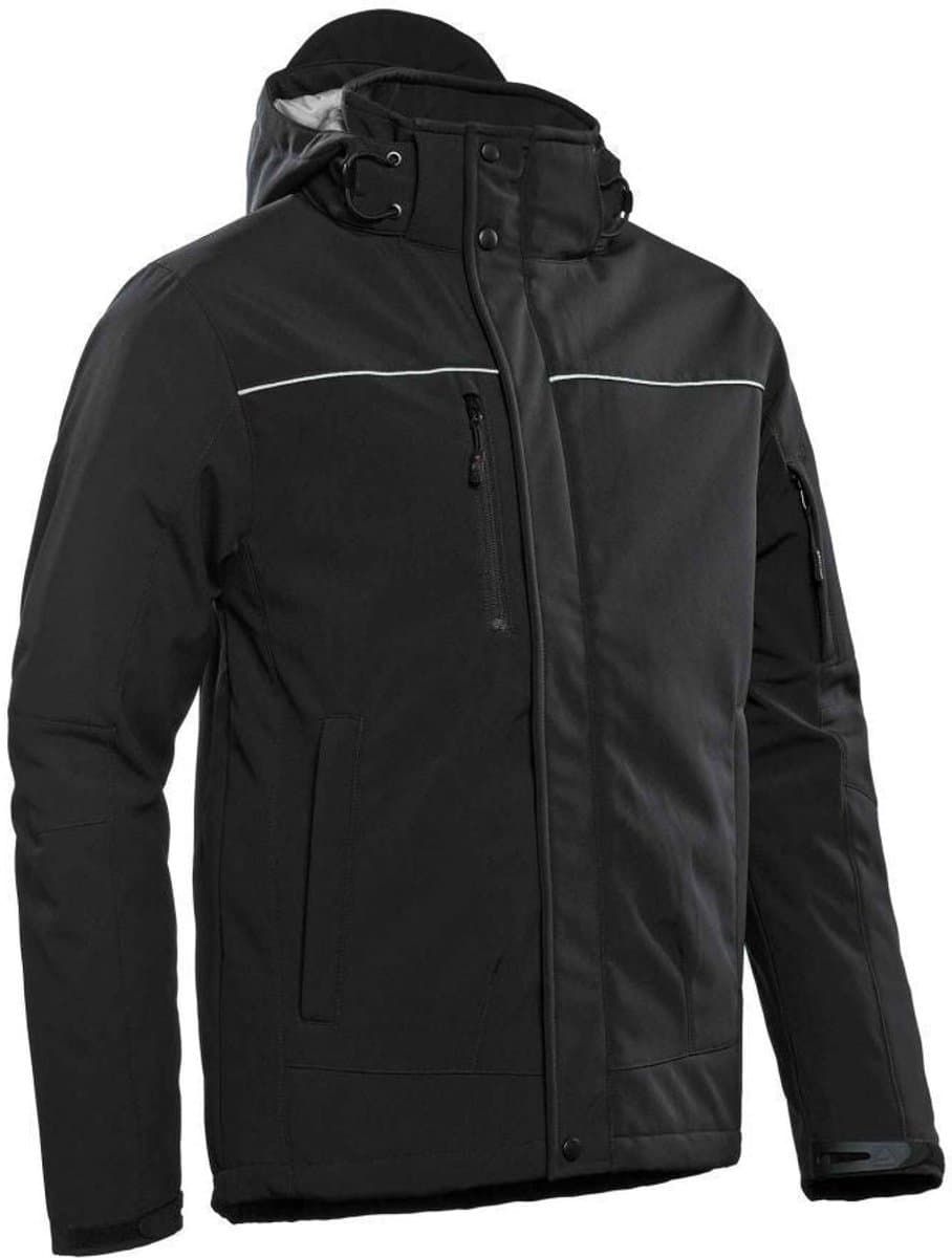 SANTINO STOCKHOLM Softshell jack 4XL / Zwart