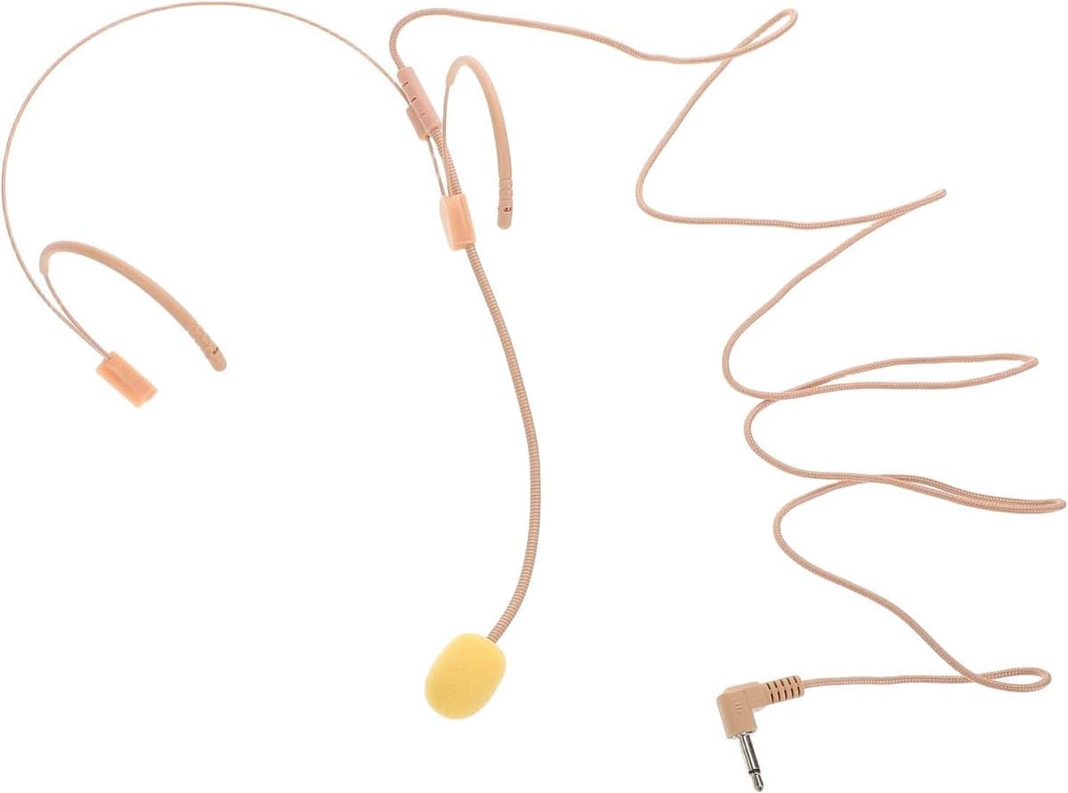 Draadloze Headset Microfoon - Zender Systeem - Presentaties en Lessen - Duidelijke Geluidsweergave - 15 x 10 x 6 cm