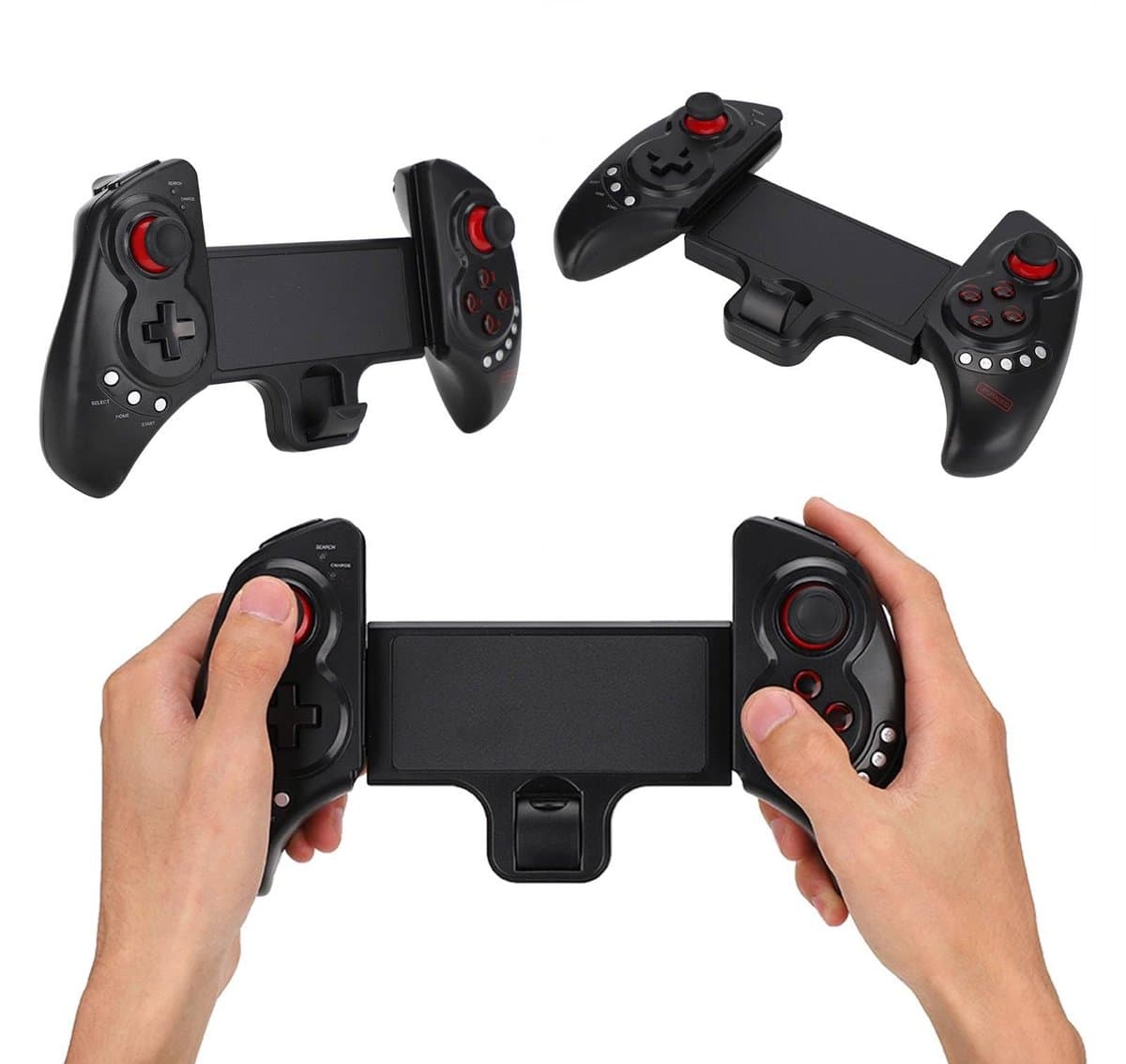Dailygoods - Mobiele Game Controller - Draadloze Bluetooth Gamepad - Flexibel en lichtgewicht - Geschikt voor telefoons en tablets - Perfect voor gami