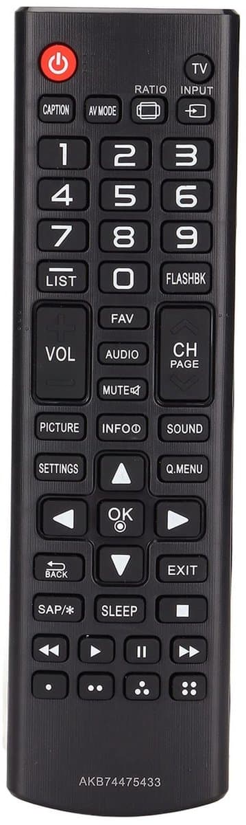 By shayne - Afstandsbediening - TV Controller - Eenvoudig in gebruik - Geschikt voor LG LCD TV - Compatibel met meerdere modellen