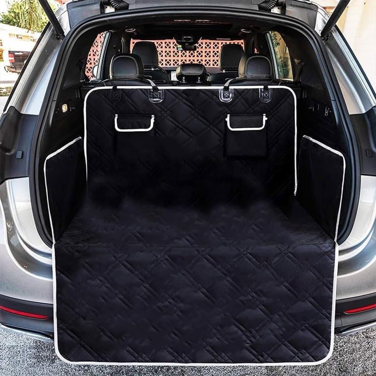 Kofferbak Beschermmat - Hondenmat Auto - Huisdieren Vervoeren - Waterdicht Oxford Materiaal - 185 x 103 cm - Zwart