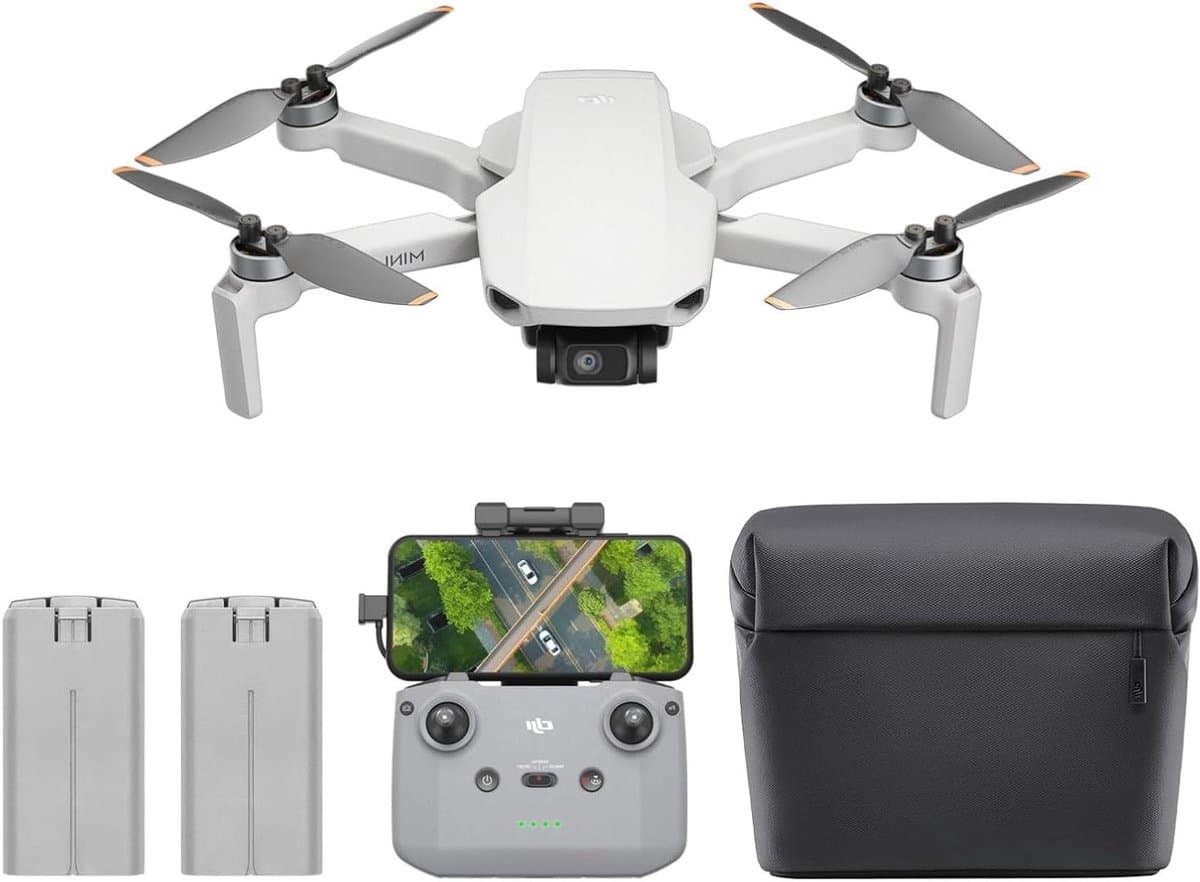 Mini Drone - Camera Drone - Luchtopnames Maken - 3-Assige Gimbal - 249 gram - Grijs