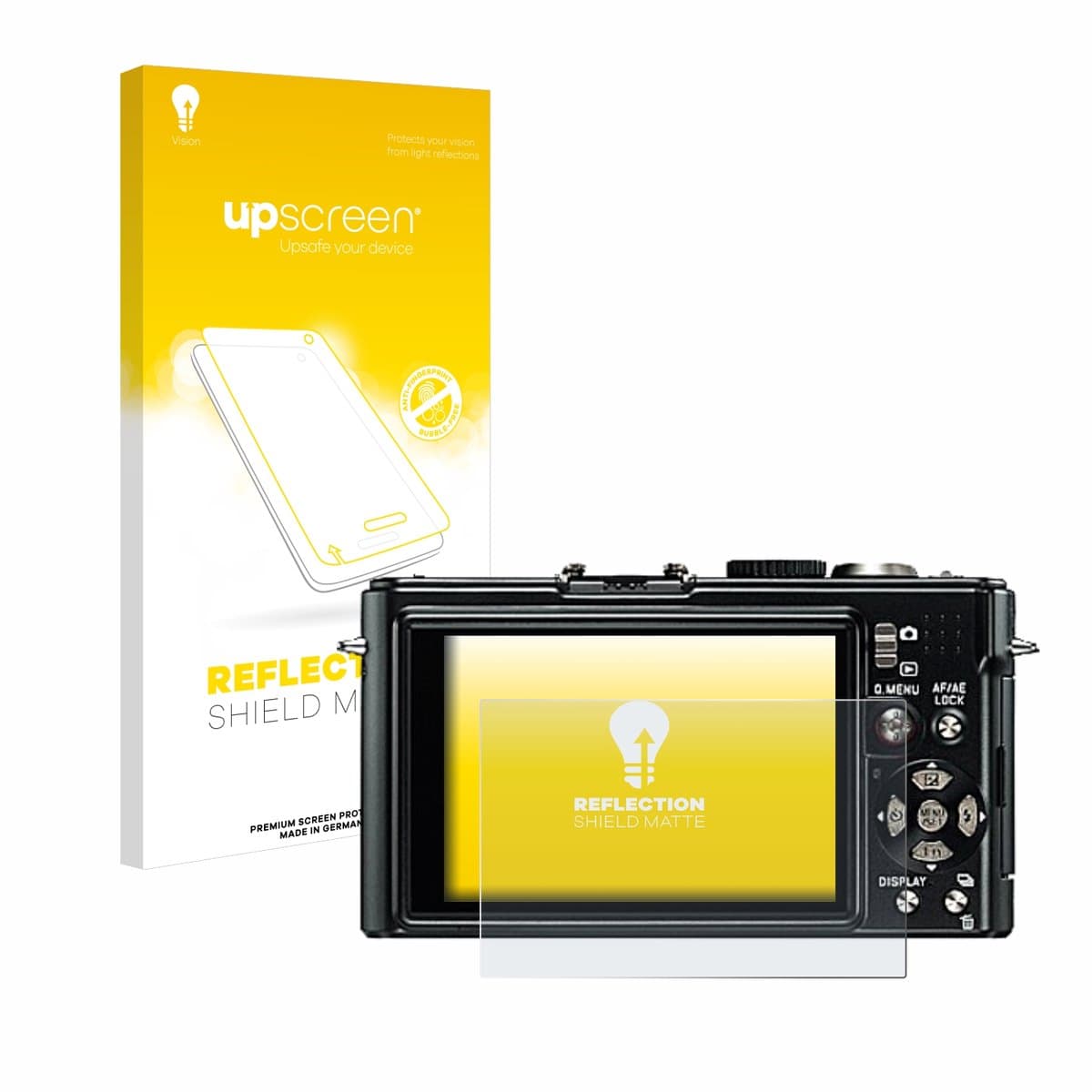 upscreen - Screenprotector voor Leica D-Lux 4 - Folie Beschermfolie anti glare matte