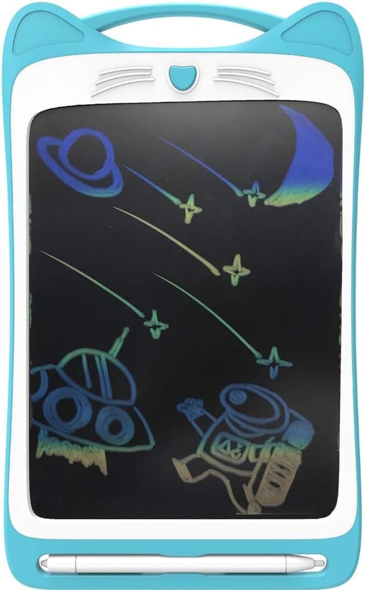 Elektronisch Schrijftablet 12 inch LCD Kleurrijk Tekentablet & Doodle Pad met Vergrendelingsfunctie