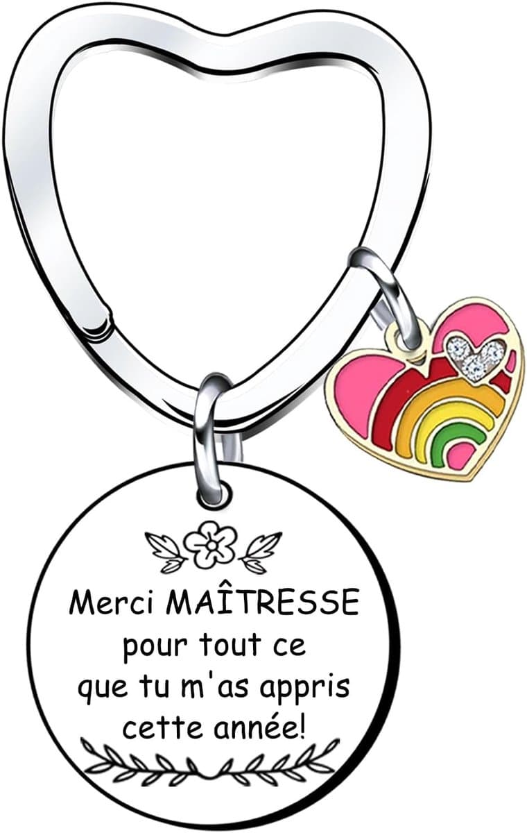 Sleutelhanger Bedel - Cadeau Bedel - Cadeau Idee - Met Splitring - 8.5 x 7.7 cm - Zilver