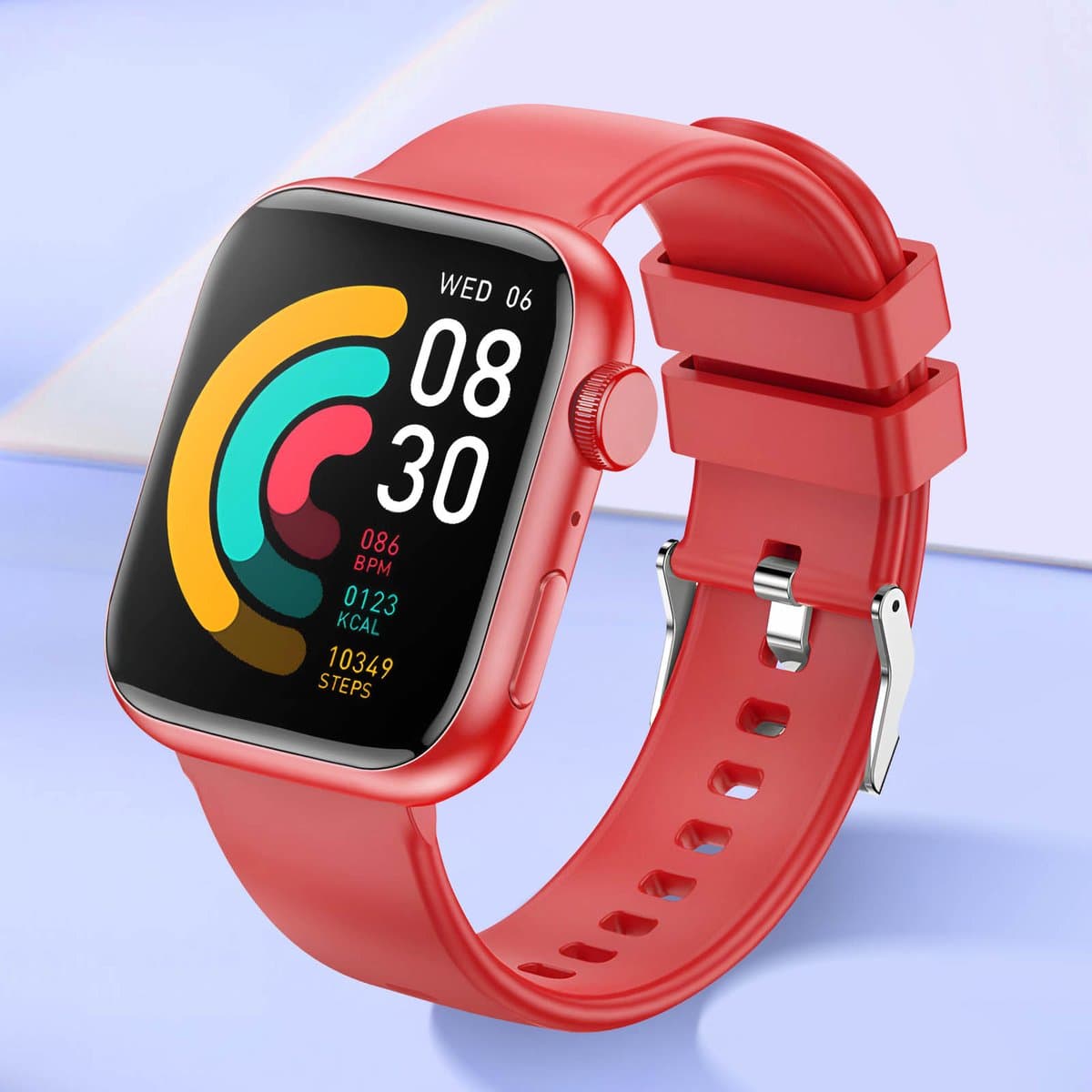 Forever, Smartwatch Bluetooth Model Igo Watch 3 met stemassistent IP67, Rood