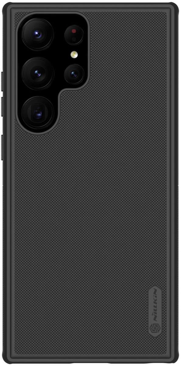 Nillkin - Telefoonhoesje geschikt voor Samsung Galaxy S23 Ultra - Super Frosted Shield Pro - Back Cover - Zwart