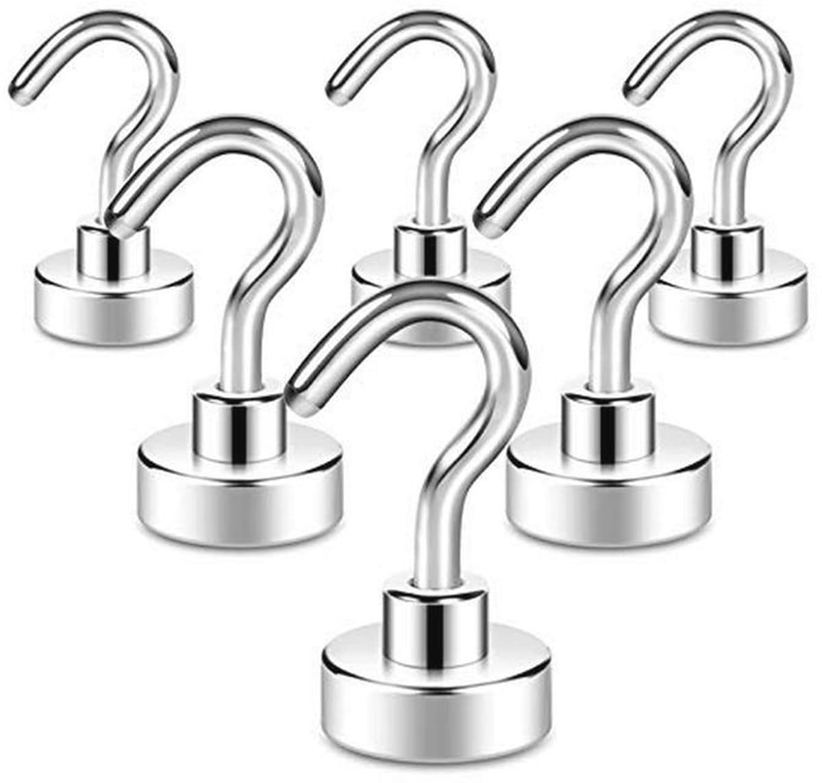 Magnetische Haken Set - Robuuste Haak voor Koelkast en Wandmontage - Sterke Magneten Tot 10 kg - Perfect voor Gordijnen, Handdoeken en Meer