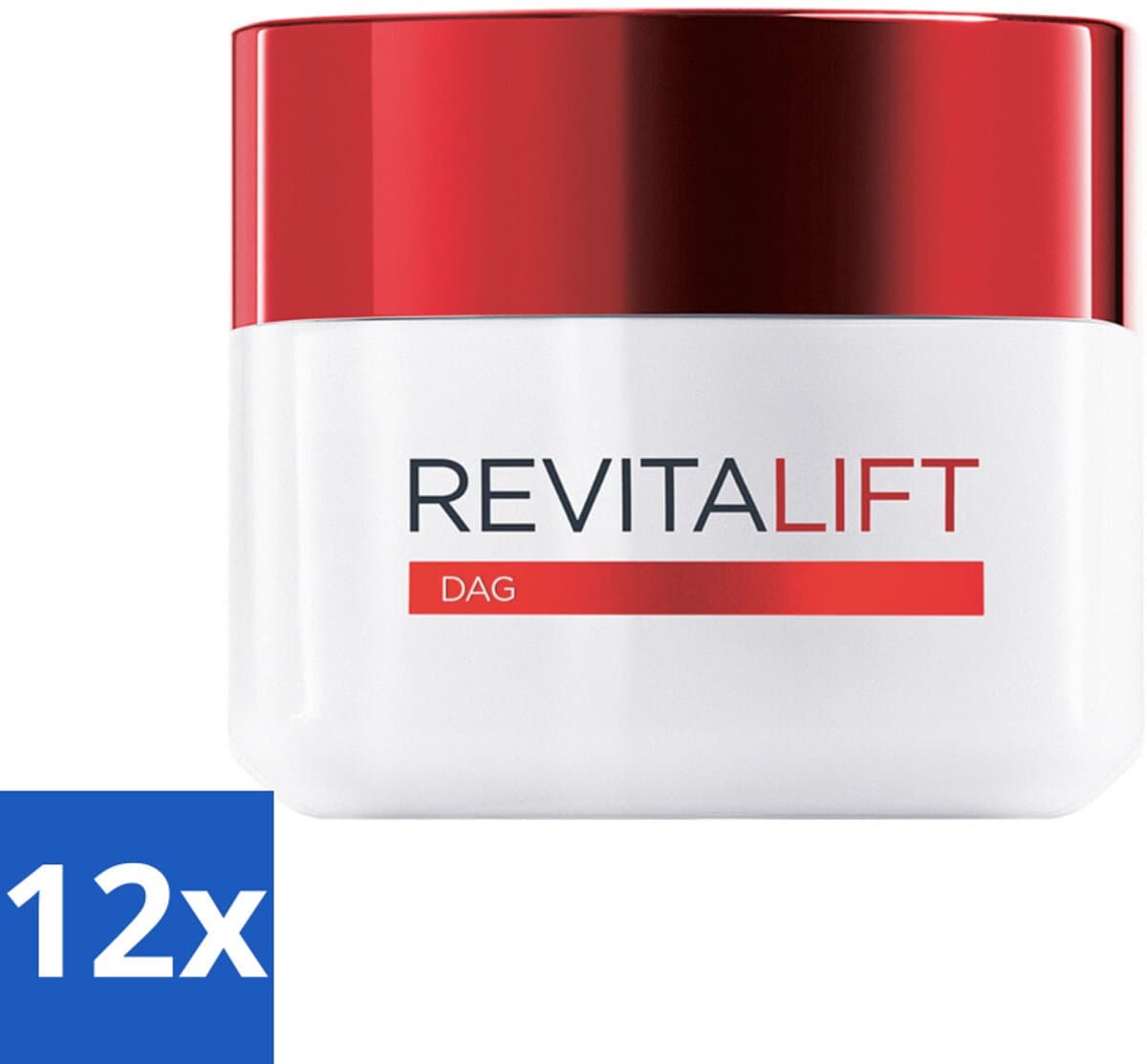 L'Oréal Revitalift Anti-Rimpel Dagcrème 50 ml - Voordeelverpakking - 12 stuks
