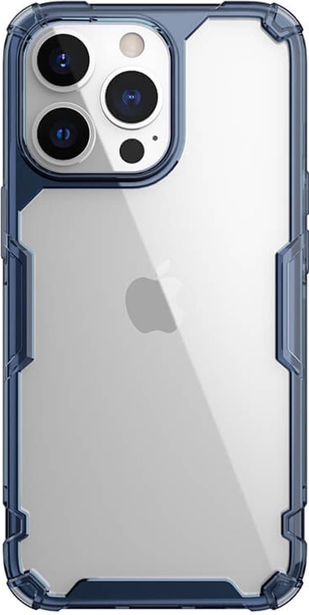 Telefoonhoesje geschikt voor Apple iPhone 14 Pro Max - Nillkin Nature TPU Case - Back Cover - Blauw