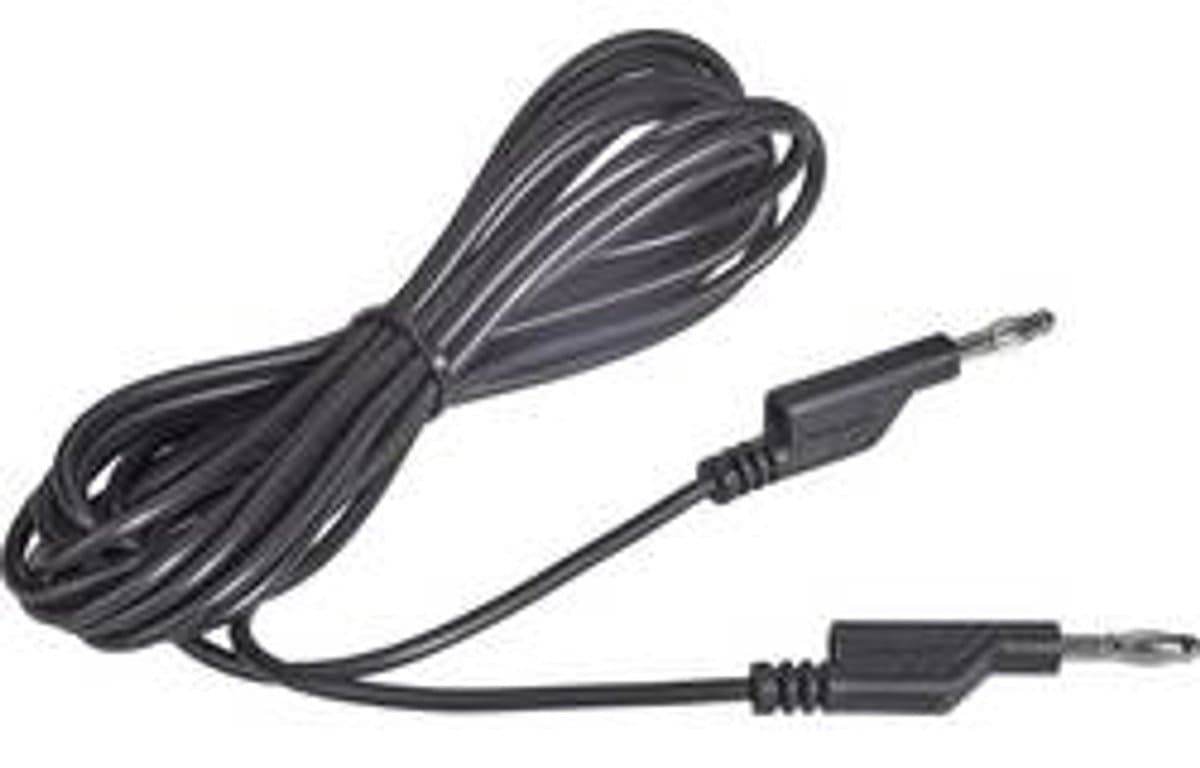 VOLTCRAFT MS5/SW Meetsnoer Banaanstekker 4 mm Banaanstekker 4 mm 5.00 m Zwart 1 stuk(s)