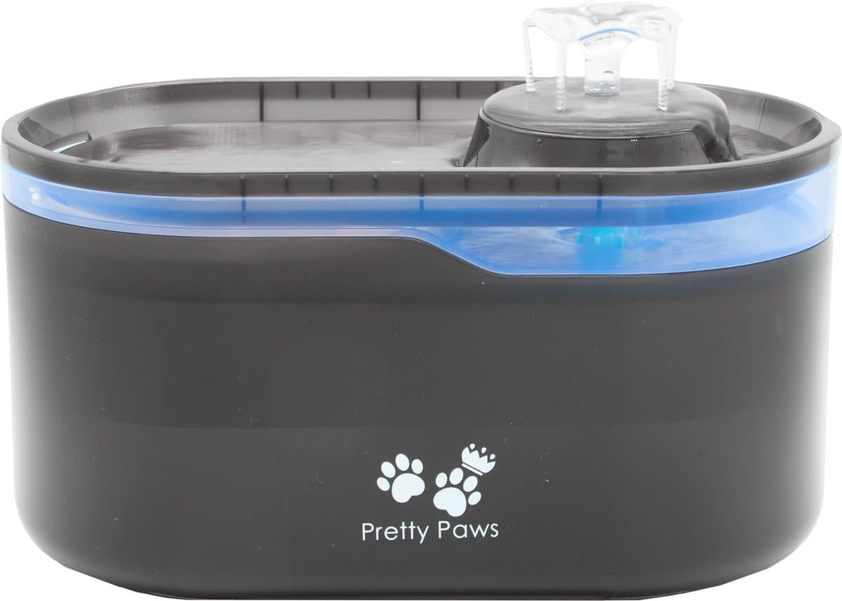 Pretty Paws Waterfontein PP098 - Drinkfontein Kat - Kattenfontein met App/WiFi - Geruisloos - Waterdispenser Kat