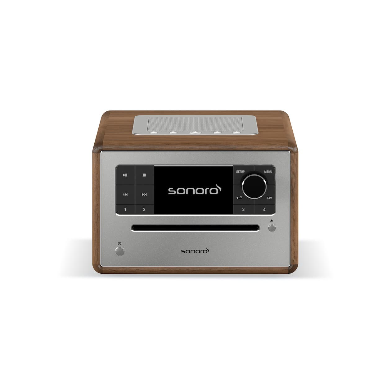 Sonoro Elite 2025 Internet Radio met CD-Speler - walnoot
