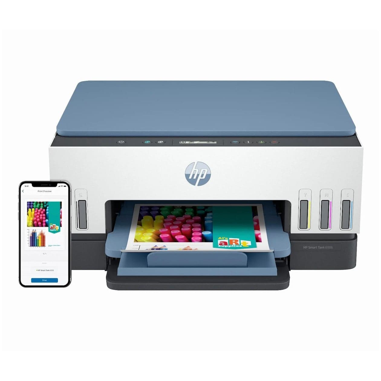 HP Smart Tank 6006 - Draadloos - All-in-One Kleur Printer - 3 jaar inkt inbegrepen