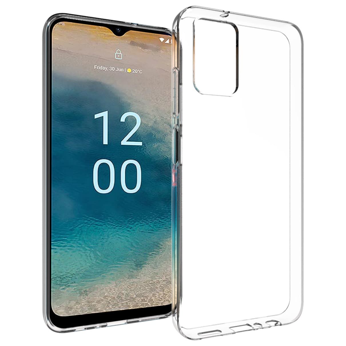 Accezz Hoesje - Geschikt voor Nokia G22 - Clear Backcover - Transparant