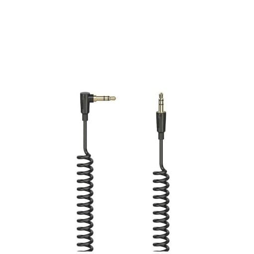 Hama Spiraalkabel Flexi-Slim 3,5-mm-jack-st. 90°- Stekker Stereo 1,5 M