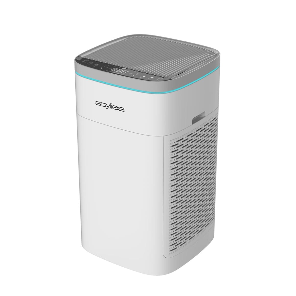 STYLIES Hercules Luchtreiniger – HEPA 12 & Koolstoffilter – CADR 800 m³/u – Met Wifi & App – PM2.5 Sensor – 96 m² – Wit