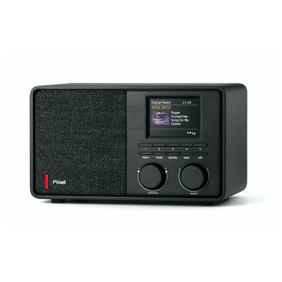 Pinell Supersound 201W - DAB+/Internet tafelradio - zwart