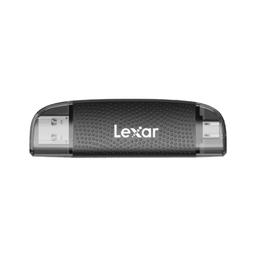Lexar LRW310X-BNBNG geheugenkaartlezer USB 2.0 Type-A/Type-C Zwart